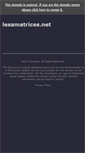 Mobile Screenshot of lesamatrices.net